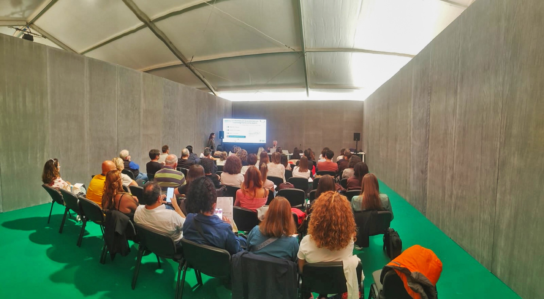 Pubblico al seminario Dimensione3 durante Didacta Italia Abruzzo 2026